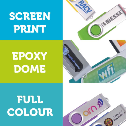 Swivel USB Drives Branding